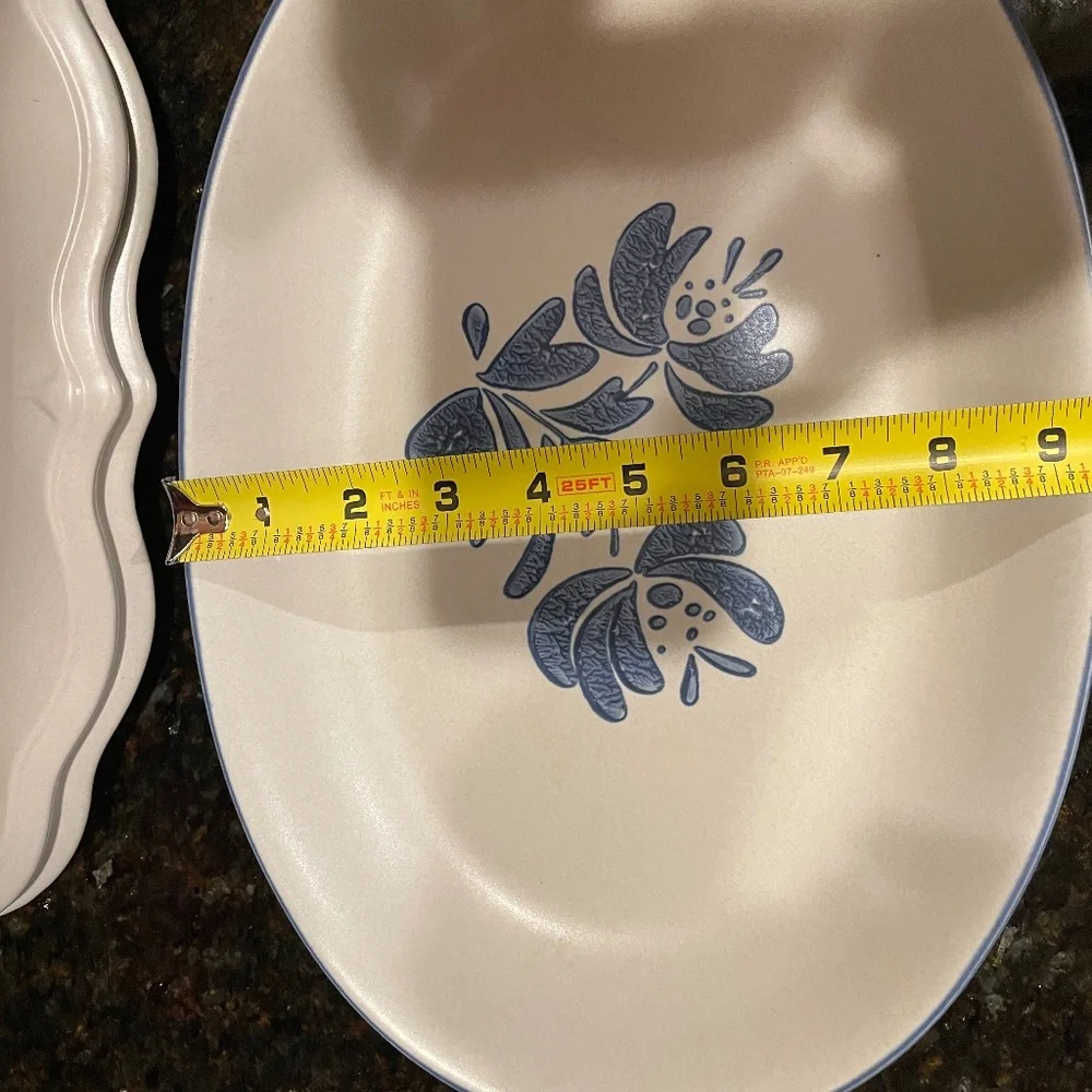 2 Pfaltzgraff  yorktowne oval platter